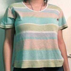 Pastel colored t-shirt